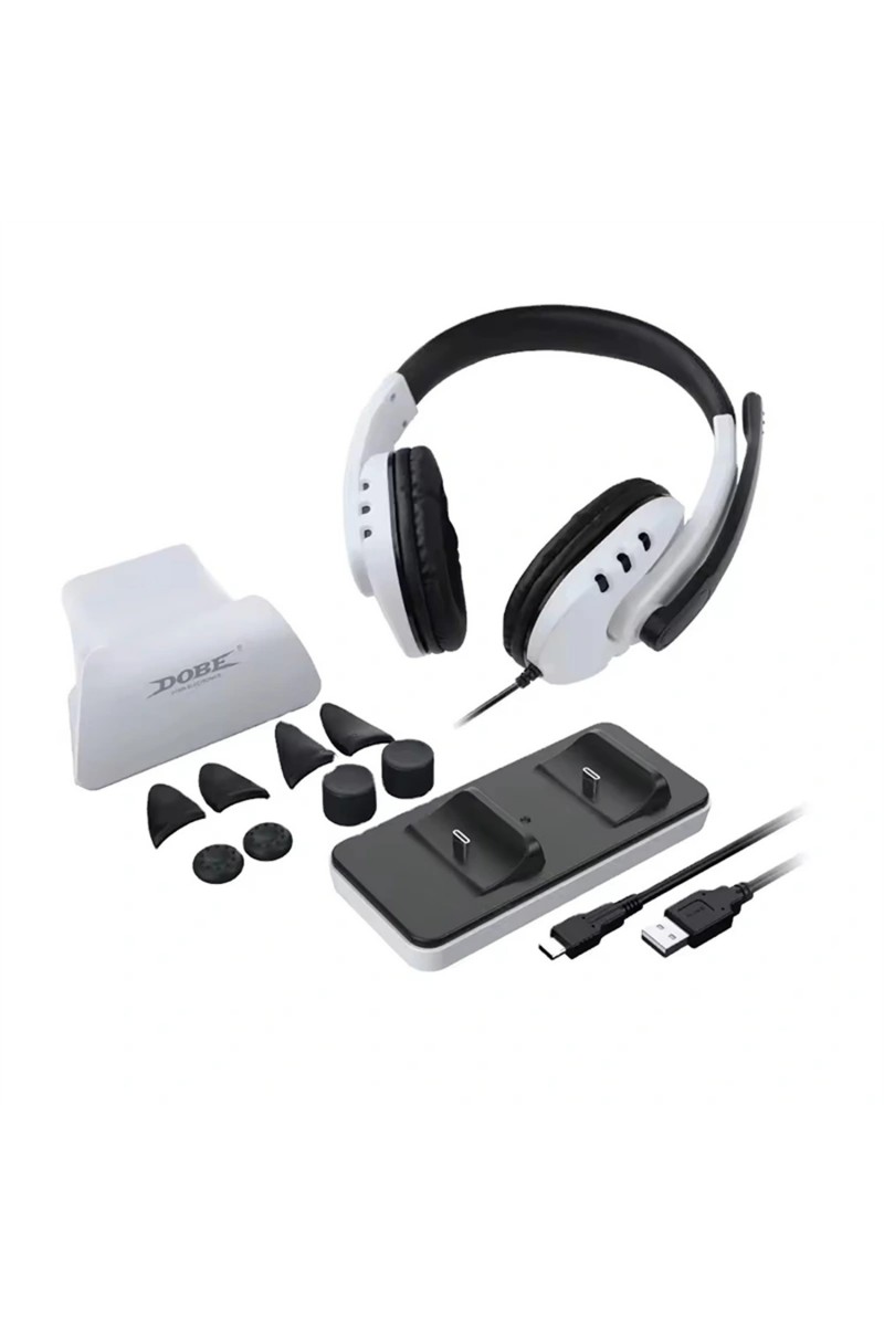 Game Controller 12 in 1 Set Seat Charger Wired Headphones 