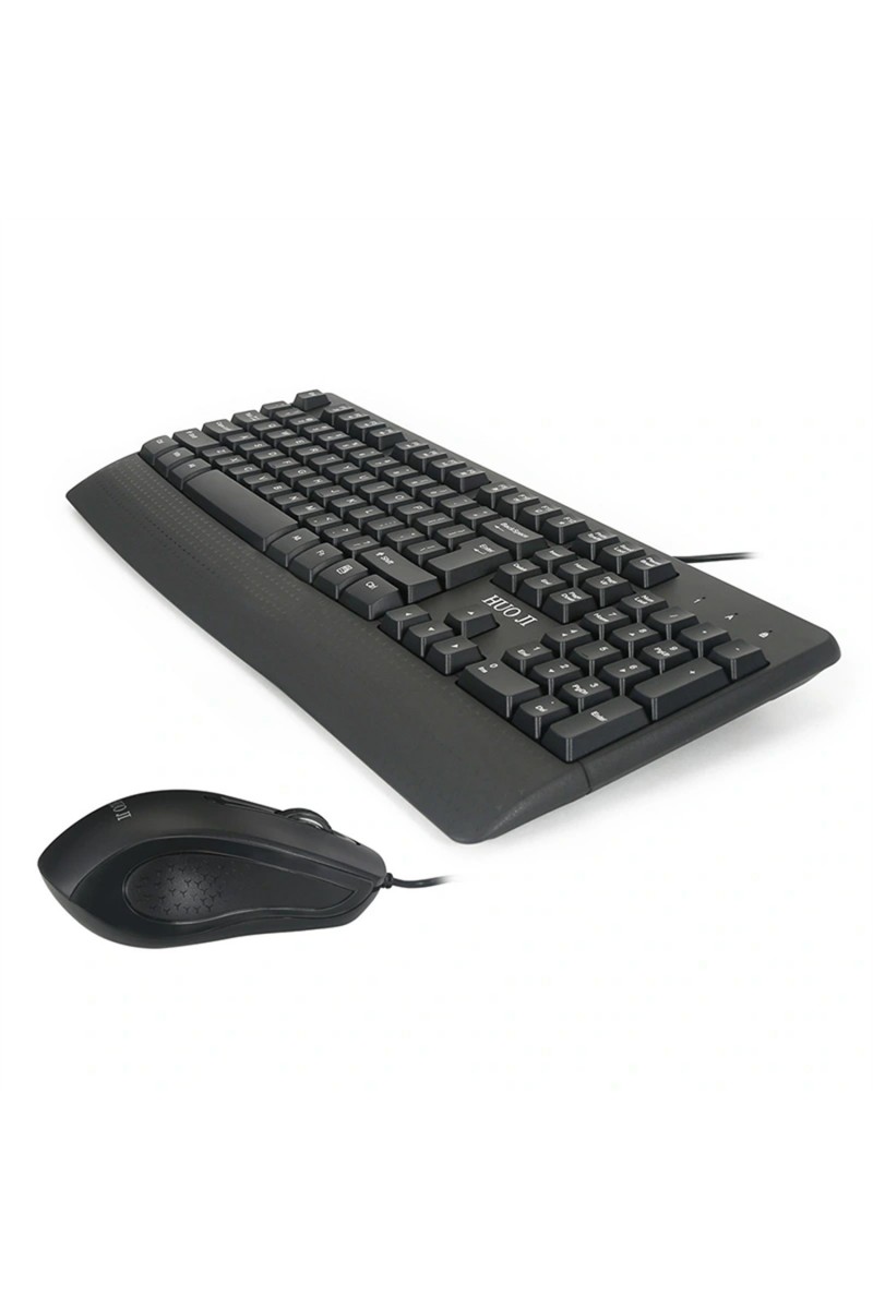 Low-Profile Switch Wired Gaming Keyboard with Arm Rest