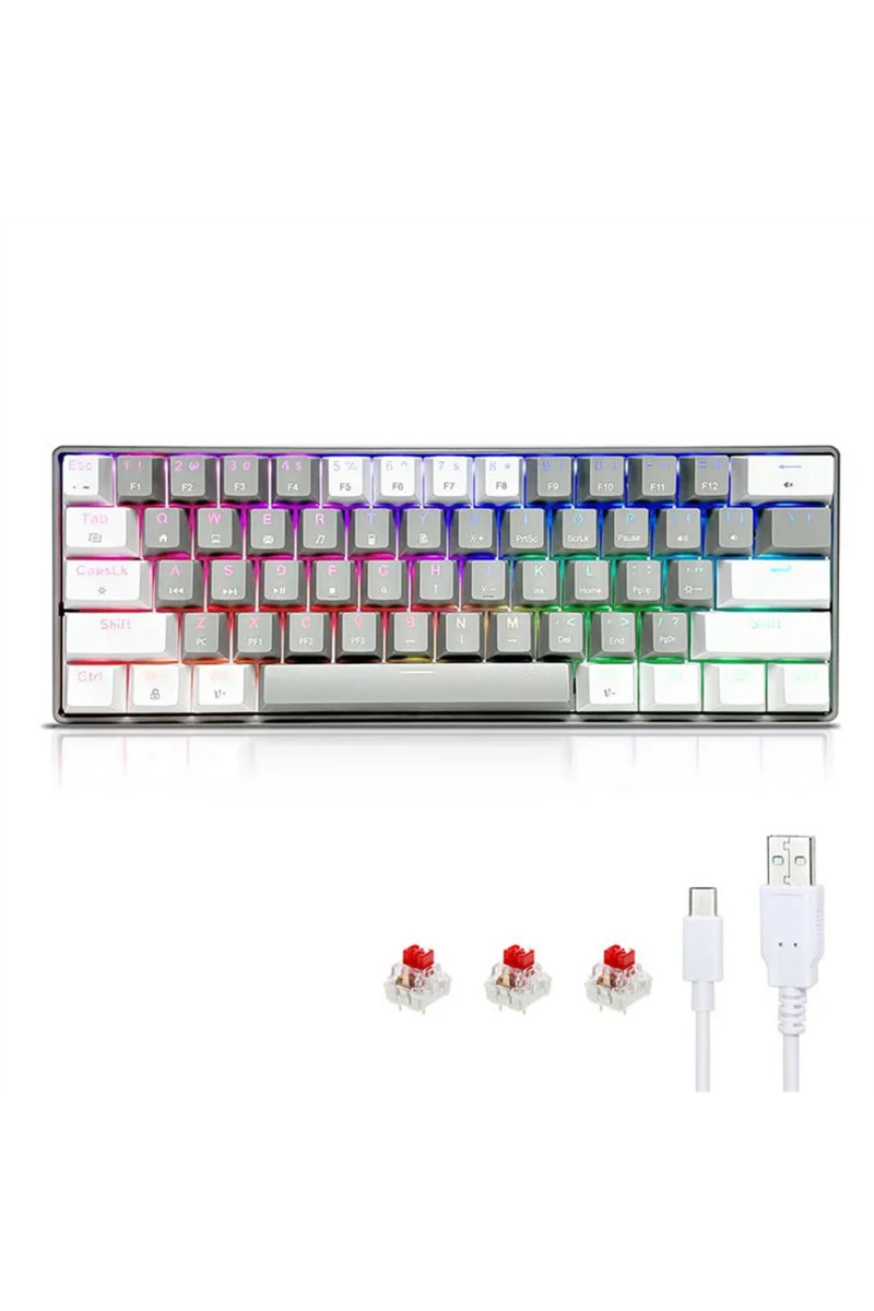 Portable 60% RGB Mechanical Gaming Keyboard