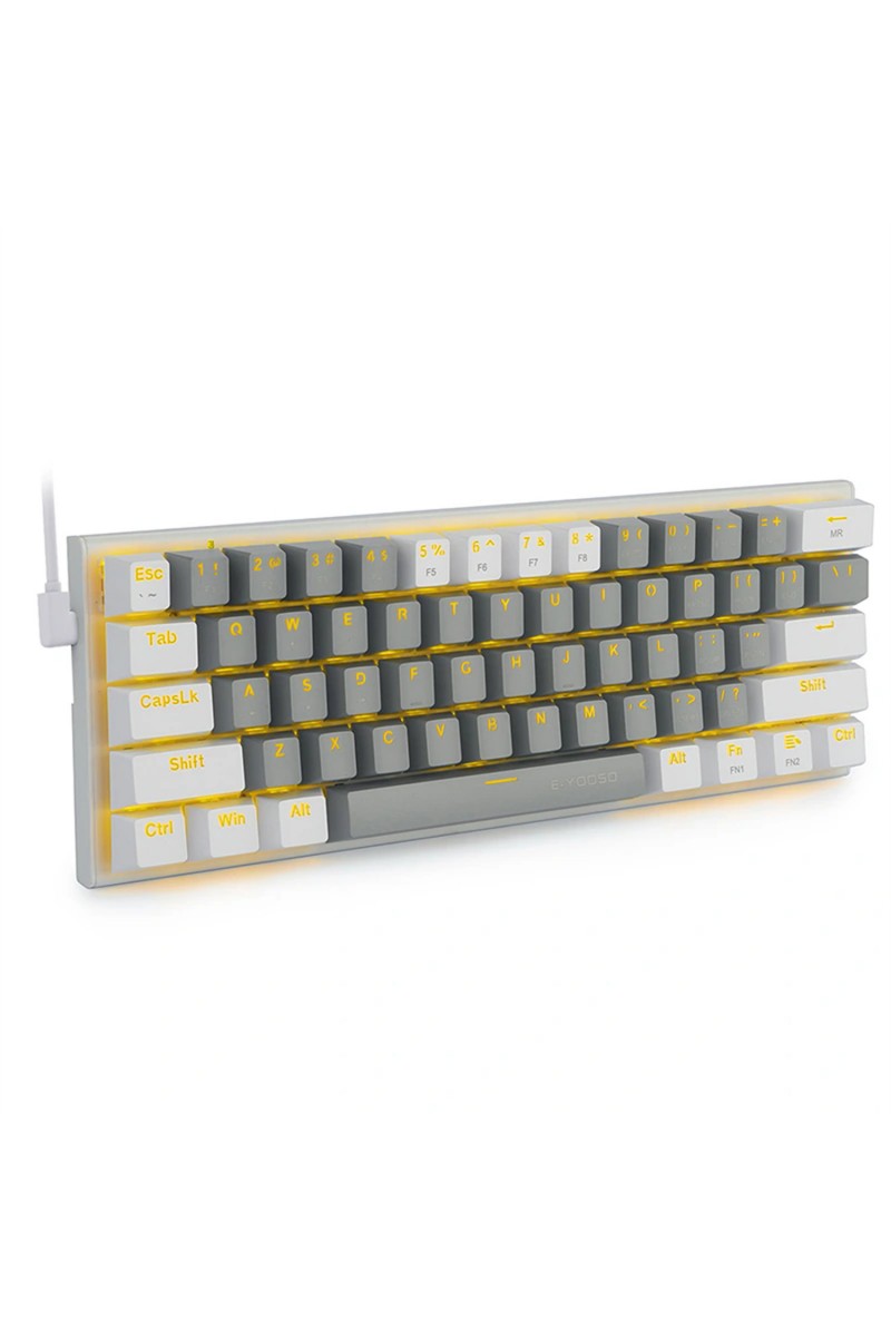 61 Key 60% Wired LED Mechanical Gaming Keyboard 