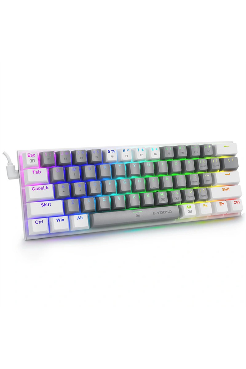 61keys 60% RGB Wired Gaming Mechanical Keyboard 