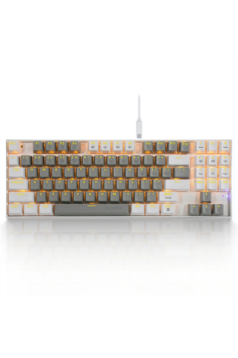 89 Keys LED Wired Gaming Mechanical Keyboard 